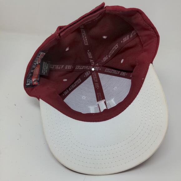 Steve & Barry's IU Indiana Hoosiers Strapback Hat Embroidered Logo Red OSFA - Picture 10 of 12